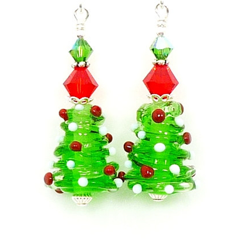 Christmas Tree Earrings